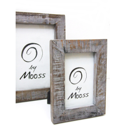 Ramka z drewna egzotycznego Szara 14x20cm